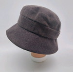 Vintage women's winter hat Ein Mayser Milz Hut like new, brown, size S