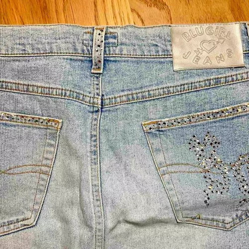 Vintage Blugirl Mini Denim Skirt used, size S