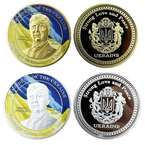 Volodymyr Zelenskyy Ukraine Commemorative Coin new
