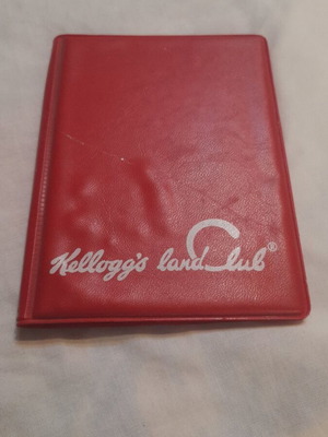 Photo album case, deep red