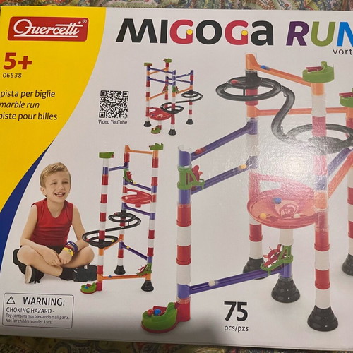Quercetti Migoga Marble Run Vortis construction toy like new for kids 5+