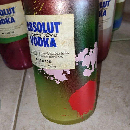 Absolut Vodka Andy Warhol collectible bottles, set of 12