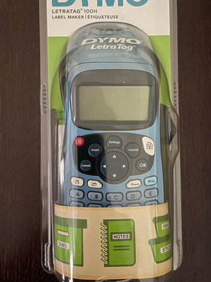 Dymo LetraTag LT-100H electronic label maker blue color new