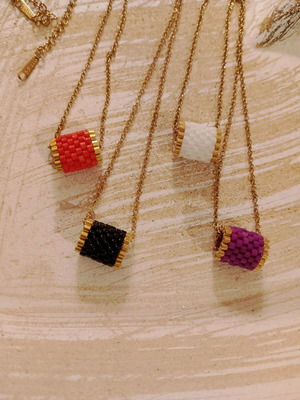Steel necklace new