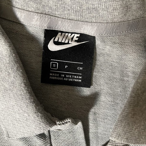 Nike polo shirt like new, size small, white and grey