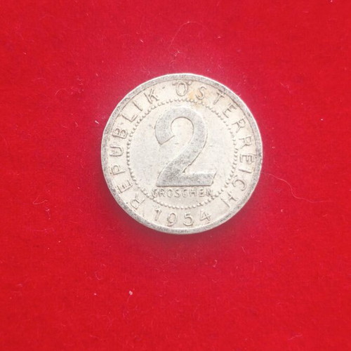 Austria 2 Groschen coin used