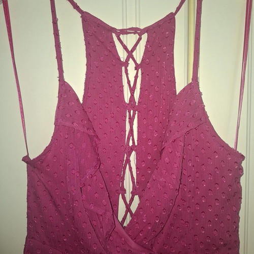 Bershka Mini Summer Dress like new, pink, zipper and back cord