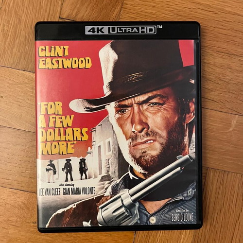 For A Few Dollars More 4K UHD Blu-Ray like new, action adventure