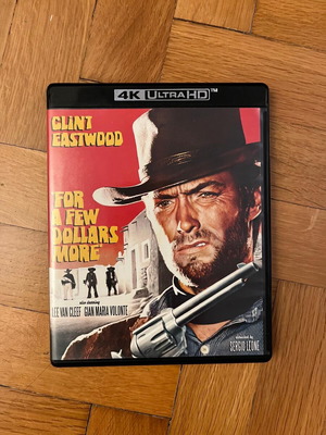 For A Few Dollars More 4K UHD Blu-Ray like new, action adventure
