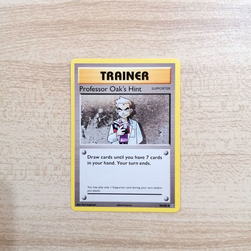 Pokemon Professor Oak's Hint Evolutions Card 2016 Near Mint