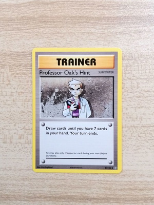 Pokemon Professor Oak's Hint Evolutions Card 2016 Near Mint