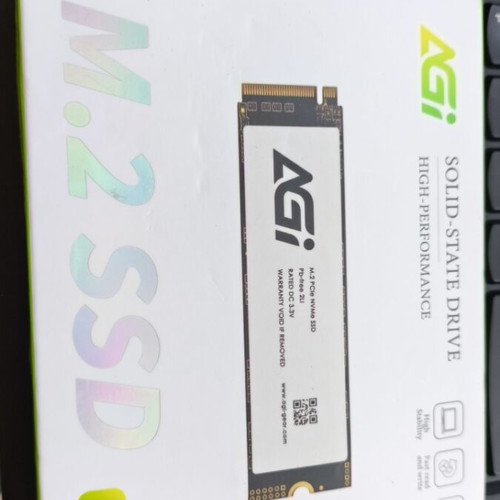 AGI M.2 PCIe NVMe SSD 512GB brand new, sealed