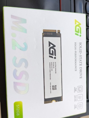 AGI M.2 PCIe NVMe SSD 512GB brand new, sealed