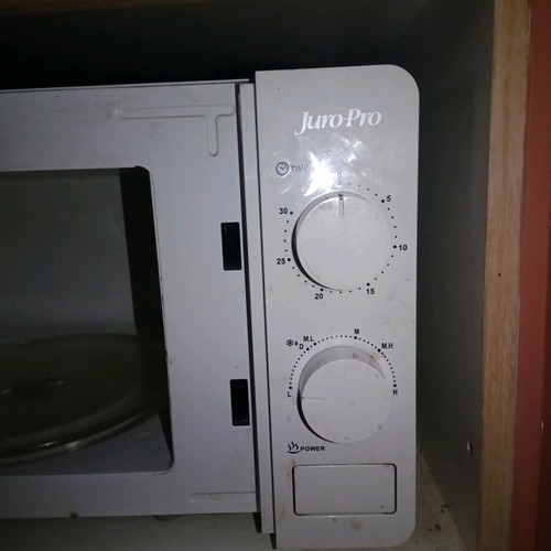 Juro Pro microwave oven used, door stuck
