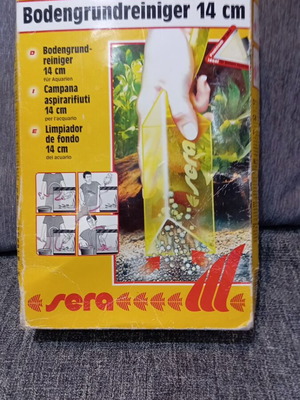 Aquarium bottom cleaner 14cm used