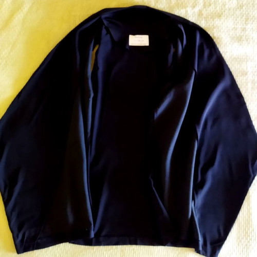 Bershka Women's Sleeveless Black Jacket used without buttons