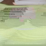  Mπλουζα t shirt top μπλουζακι brave soul κιτρινο φωσφοριζε neon