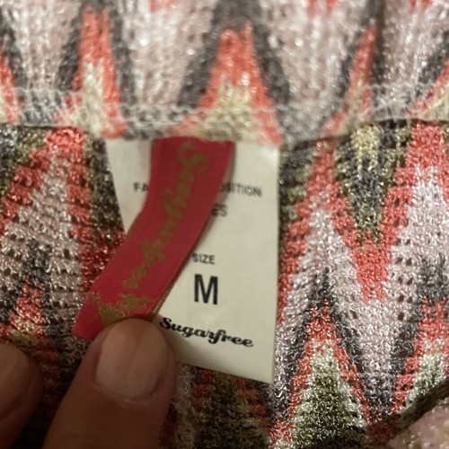 SugarFree knitted pants, size M fitting L-XL