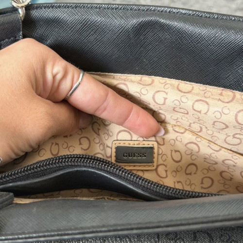 Guess shoulder bag used, black