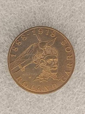 France 1988 10 Francs coin Robert Schuman