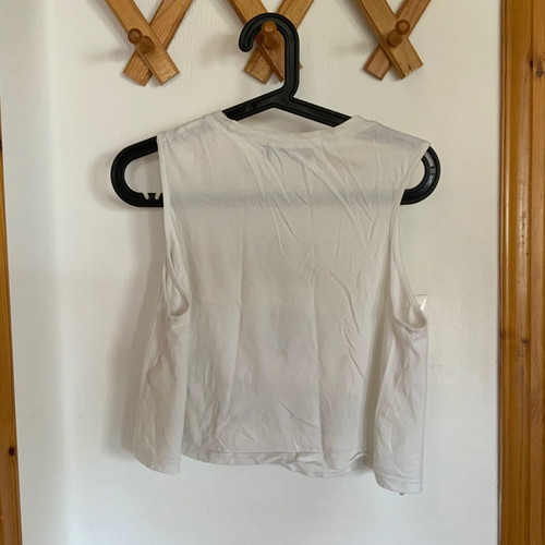 Crop Top Sleeveless Used White Size Small Minkpink