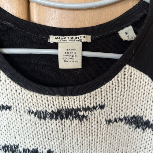 Scotch & Soda women's sweater size M used, wool and cotton