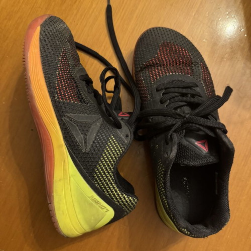 Παπούτσια Reebok Crossfit μεταχειρισμένα, νούμερο 37,5, μαύρα