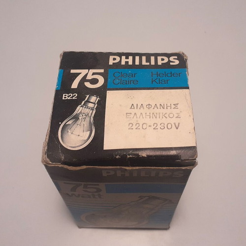 Vintage Phillips and Geyer incandescent bulbs used, set of 6