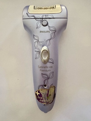 Satinelle Ice Premium hair removal and shaving device used