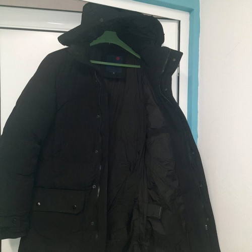 Long men's jacket Just key like new, black