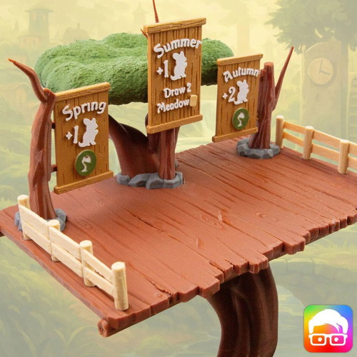 Everdell Ever Tree 3D printed board game upgrade new