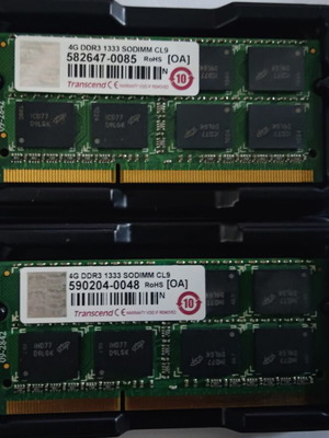 Ram μεταχειρισμένο, πακέτο με Transcend, Samsung και PC133 SDRAM