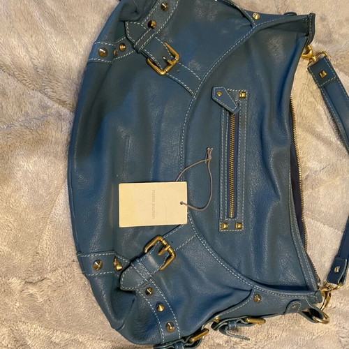 Balmain shoulder bag used, blue