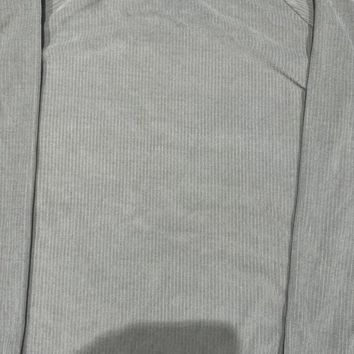 Cotton ribbed blouse, olive green, size L