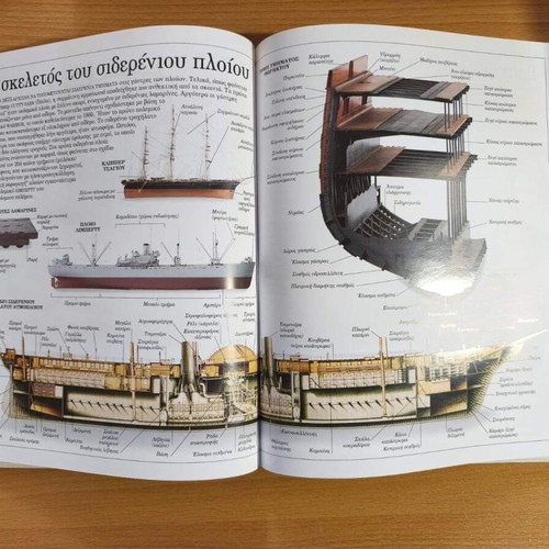 Ships and Navigation Panoramic Dictionary like new, Greek