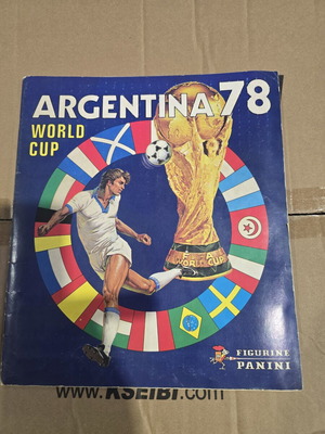 Άλμπουμ Panini Argentina 78 μεταχειρισμένο με τα περισσότερα αυτοκόλλητα