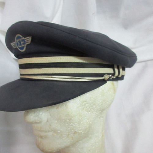 Greek Train Stationmaster Hat 1950s-60s used