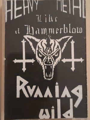 Running Wild Heavy Metal Like a Hammerblow cassette used, metal