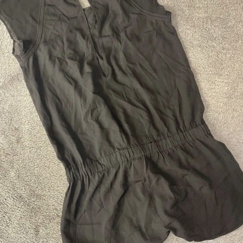 River Island Black One-Piece Shorts Romper like new, size S 36