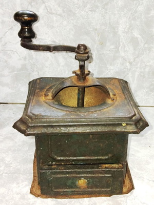 Antique Coffee Grinder early 20th century used