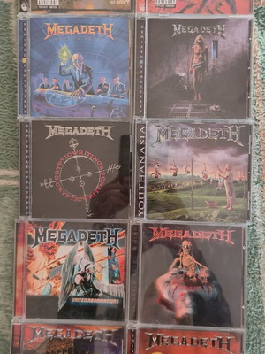 Συλλογή Megadeth CD μεταχειρισμένη, metal είδος
