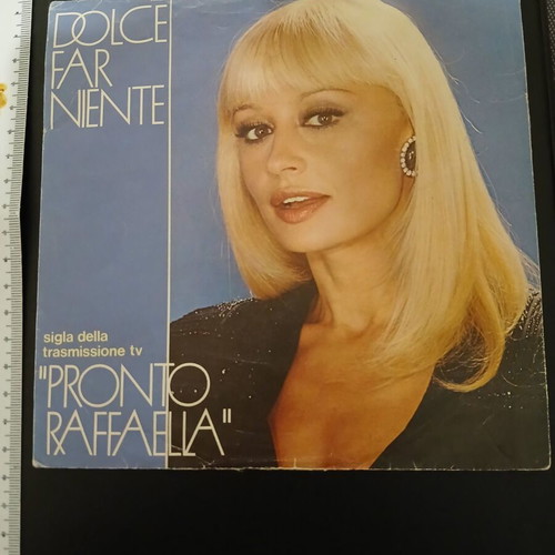 Raffaella Carra 45 RPM record used, Pop