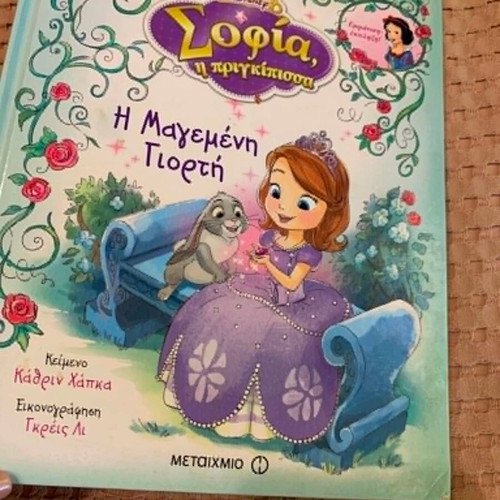 Sofia The First The Enchanted Celebration Book used with pendant gift