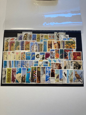 Greek stamp series used complete sealed, 19 pieces