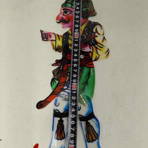 Velligekas Karagiozis Shadow Theater Figure used, creation by Dayakou