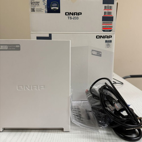 QNAP TS-233 like new 2-bay NAS for home or small office