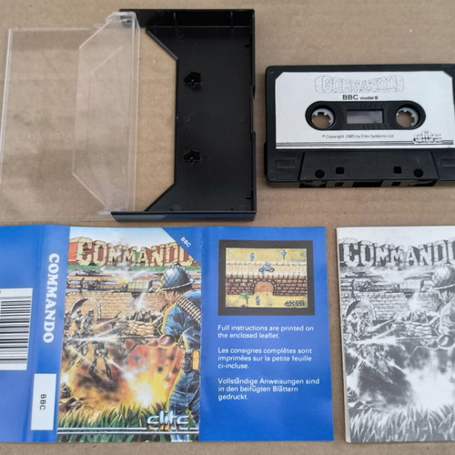 Commando (Elite) BBC Micro cassette like new
