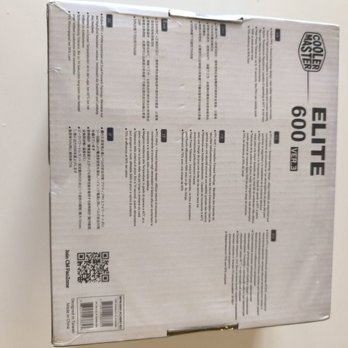 Cooler Master Elite 600 Ver.3 power supply 600W