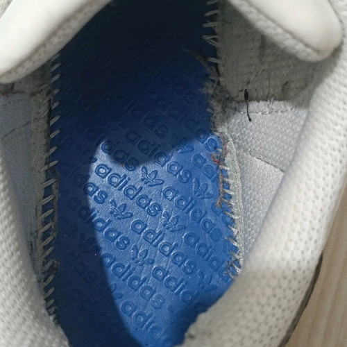Adidas Superstar used athletic shoes, size 37.5, white
