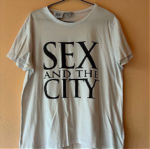 Sex And The City Λευκή Μπλούζα Μπλουζάκι Μέγεθος L 100% βαμβάκι